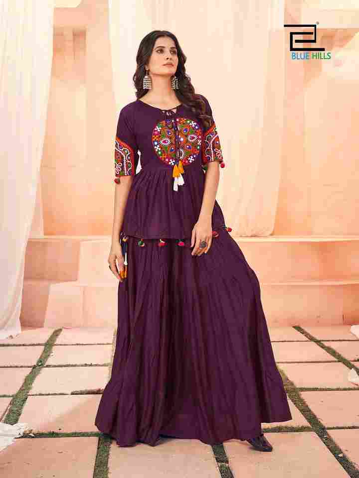 Dholida Luxe Maroon Ensemble