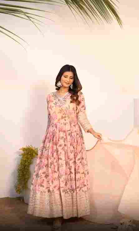 New Designer Party Wear Look Gown,Bottom and Dupatta in Embroidery Sequence Work