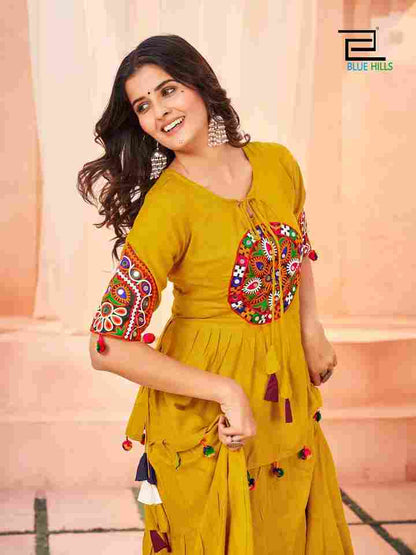 Dholida Luxe Yellow Ensemble