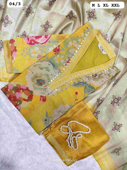 Fabric type heavy silk kurti